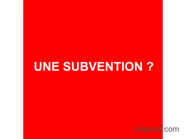 SUBVENTIONS
