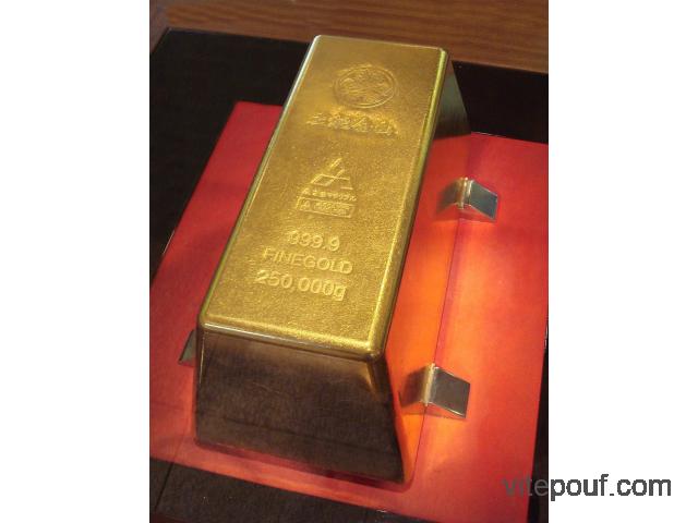 Gold Absolument 22 carats , 300 kgs disponible