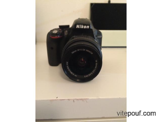 Caméra Nikon D3300 et accessoires à vendre
