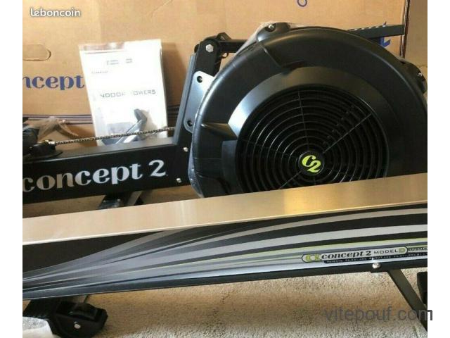 Superbe Concept 2 Model D Indoor Rower/Rameur avec des performances PM5 Moniteur