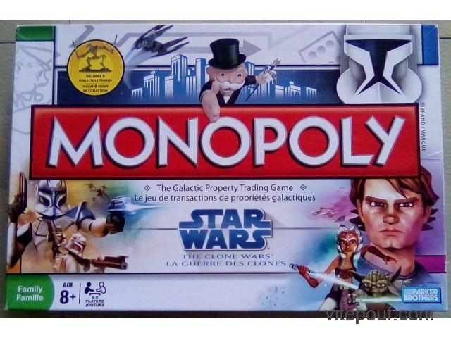 monopoly star wars - 2008 - (francais & anglais)