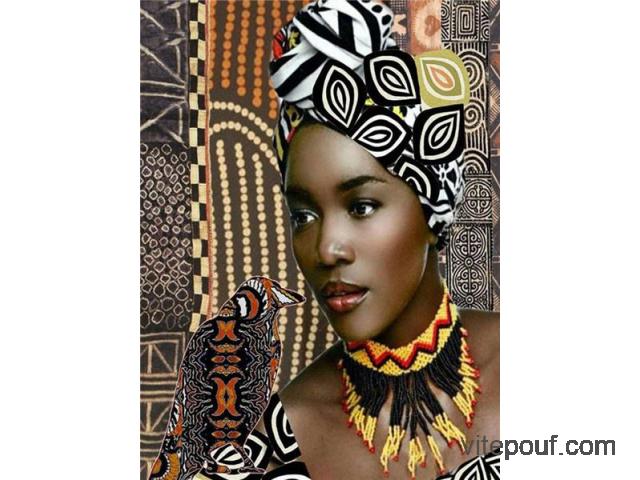Peinture de femme africaine
